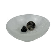 Black Agate Tumbled Stone - 20-30 mm