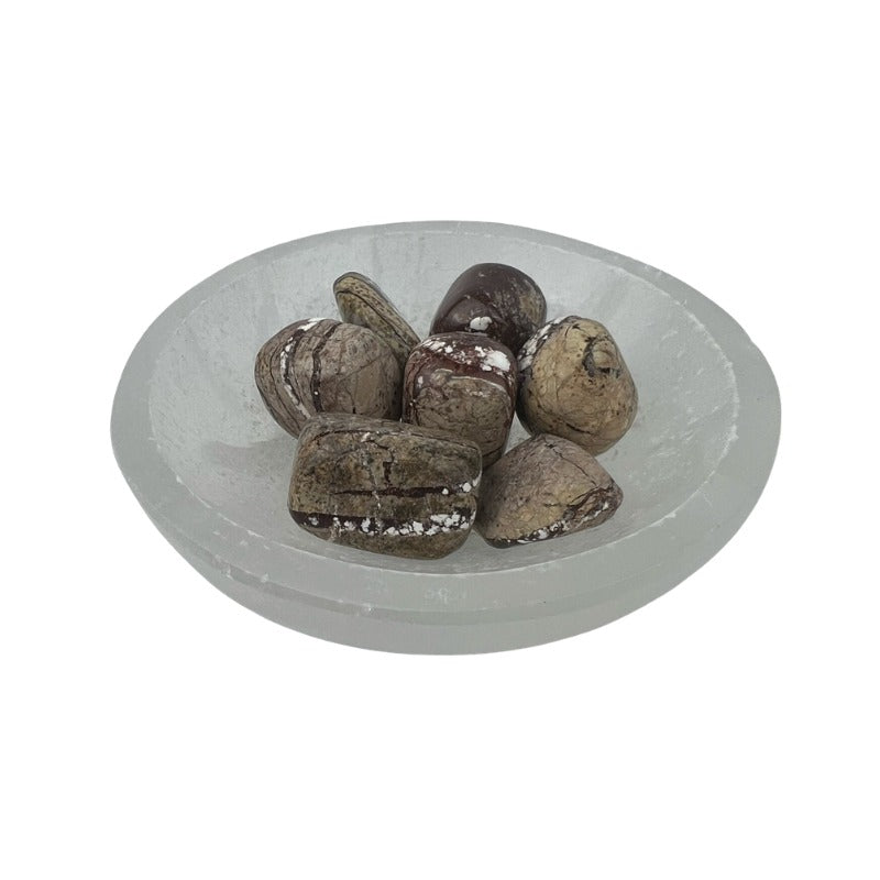 Mexican Jasper Tumbled Stone - 20-35 mm