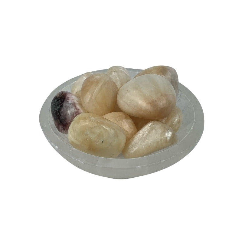 Stilbite Tumbled Stone - 20-30 mm