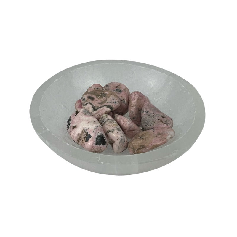 Rhodonite Tumbled Stone - 20-35 mm