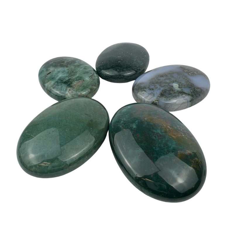 Bloodstone Palm Stone - 2.75 inch