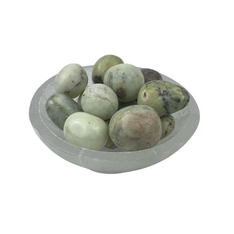 Green Chrysoprase Tumbled Stone - 20-30 mm