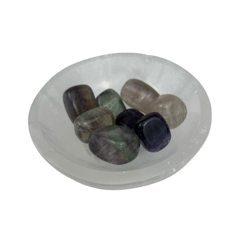 Fluorite Tumbled Stone - 15-35 mm