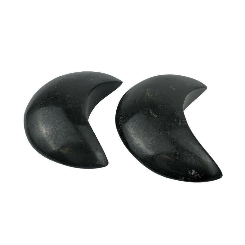 Black Tourmaline Moon - 3.25 inch