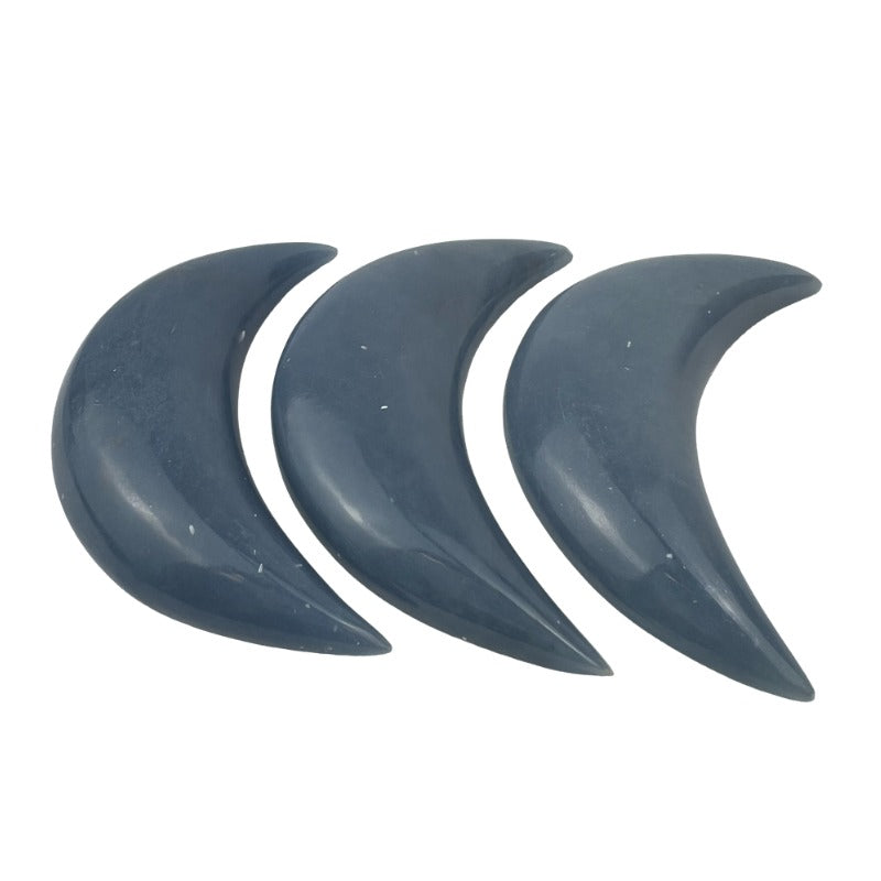 Angelite Moon - 3.5 inch