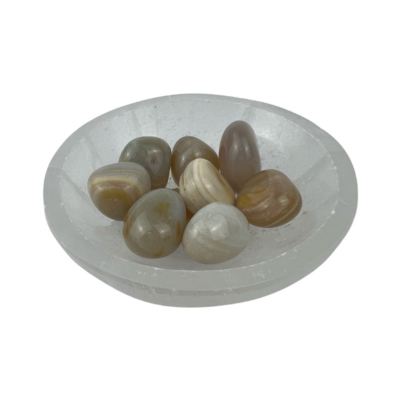 Banded Agate Tumbled Stone - 15-35 mm
