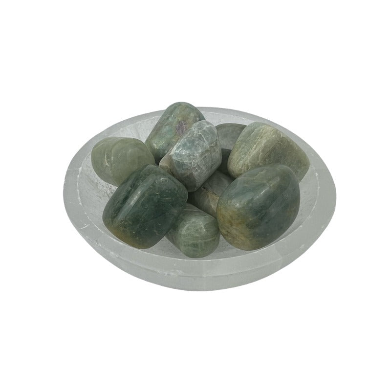 Aquamarine Tumbled Stone - 20-30 mm