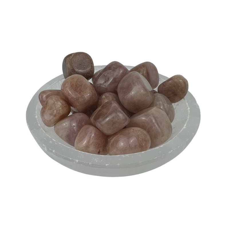 Strawberry Quartz Tumbled Stone - 30-45 mm