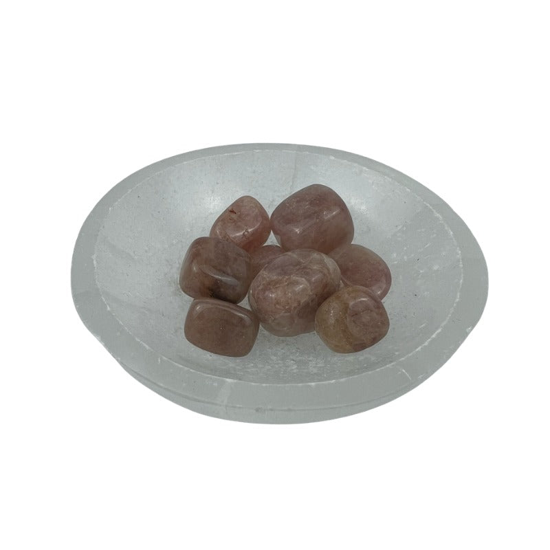 Strawberry Quartz Tumbled Stone - 30-45 mm
