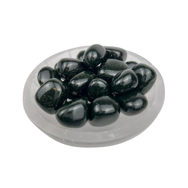 Green Goldstone Tumbled Stone - 20-30 mm