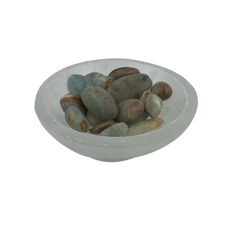 Blue Onyx Tumbled Stone - 15-30 mm