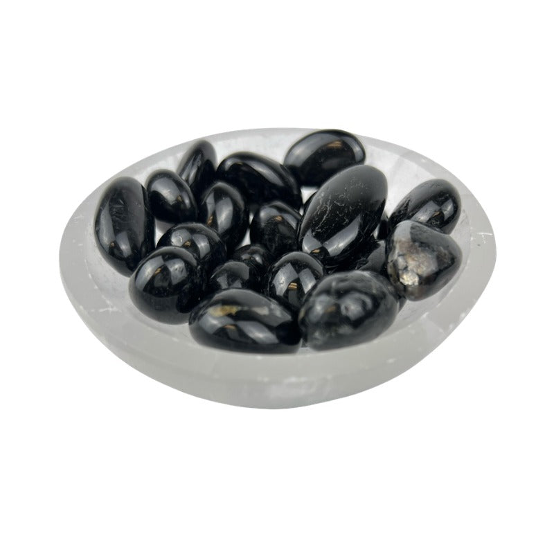 Black Tourmaline Tumbled Stone - 15-35 mm