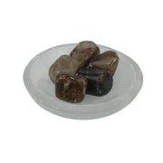 Calcite with Tourmaline Tumbled Stone - 20-30 mm