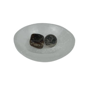 Calcite with Tourmaline Tumbled Stone - 20-30 mm