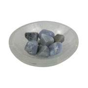 Blue Chalcedony Tumbled Stone - 20-35 mm