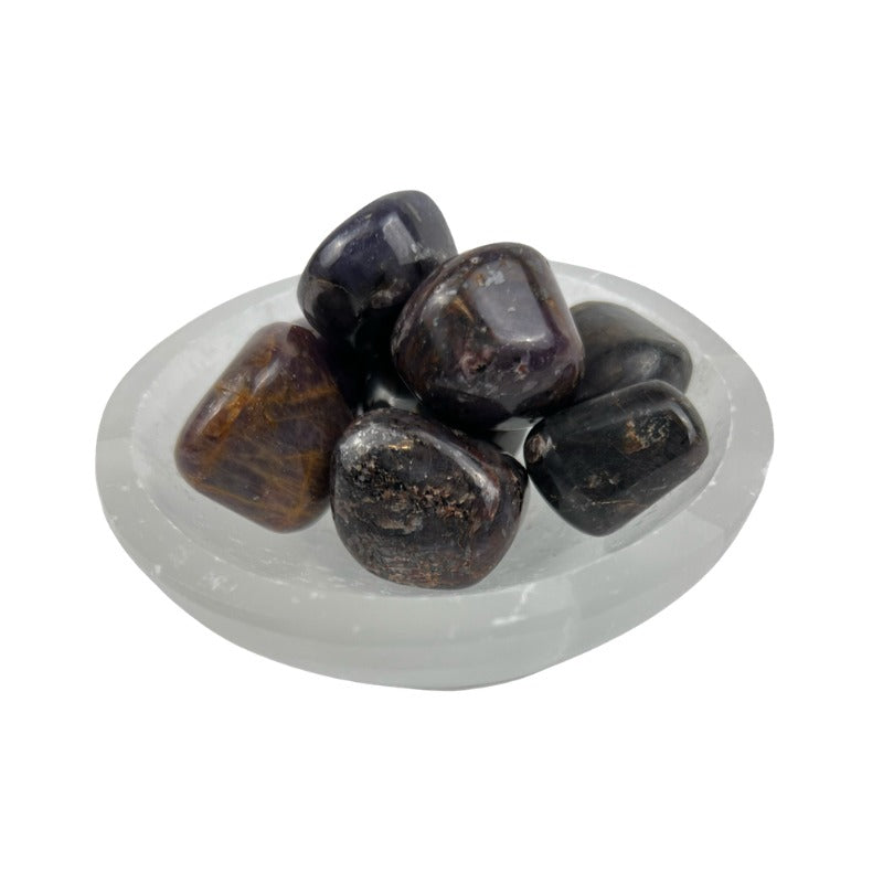 Black Ruby Tumbled Stone - 20-35 mm