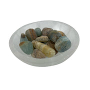 Blue Onyx Matte Tumbled Stone - 15-30 mm