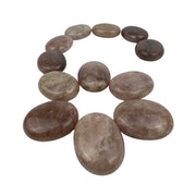 Strawberry Quartz Palm Stone - 1.75 inch