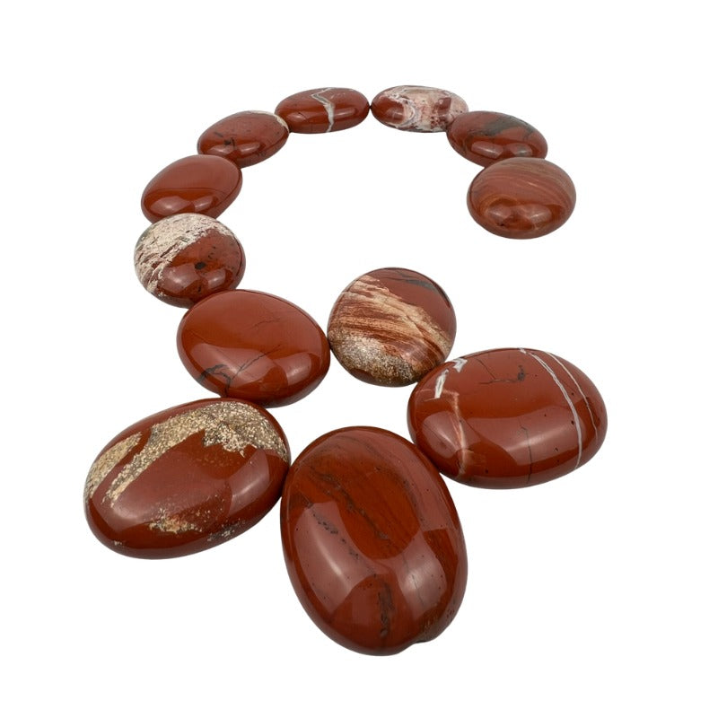 Red Jasper Palm Stone - 1.75 inch