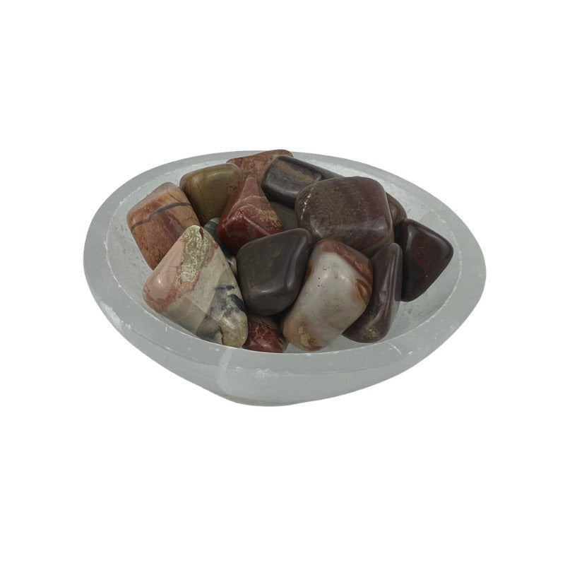 Poppy Jasper Tumbled Stone - 20-30 mm