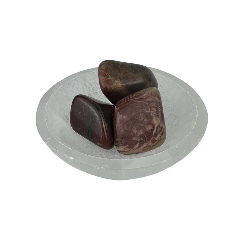 Poppy Jasper Tumbled Stone - 30-45 mm