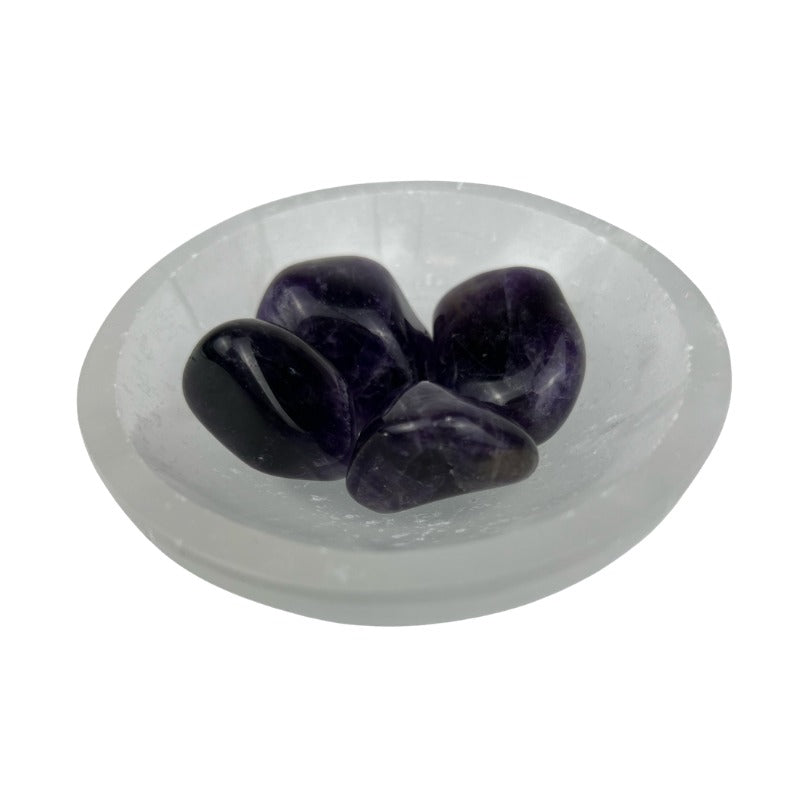 Amethyst Tumbled Stone - 0.8-1.6 inch