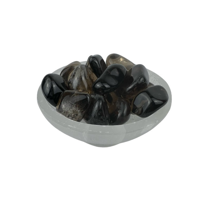 Smoky Quartz Tumbled Stone - 20-30 mm
