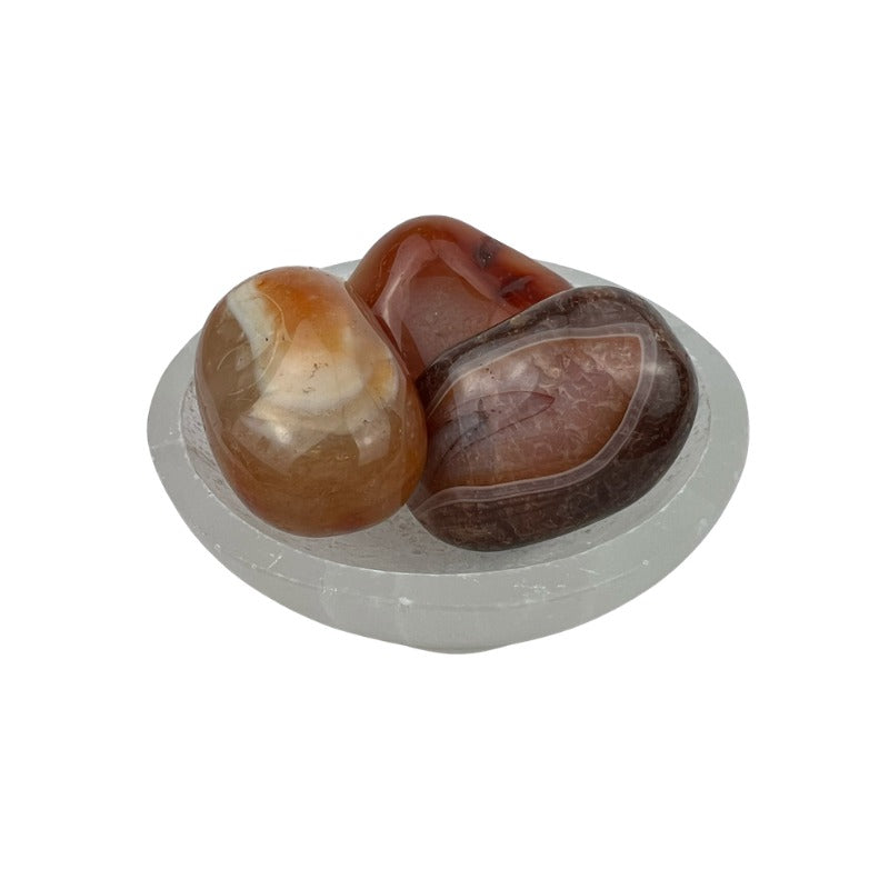 Red Agate Pebble - 44-62 mm