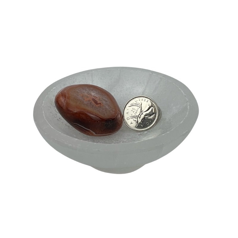 Red Agate Pebble - 44-62 mm