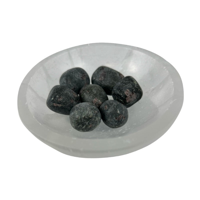Ruby with Zoisite Tumbled Stone - 20-30 mm