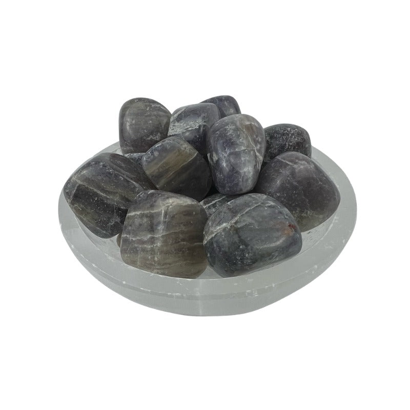 Iolite Tumbled Stone - 20-30 mm