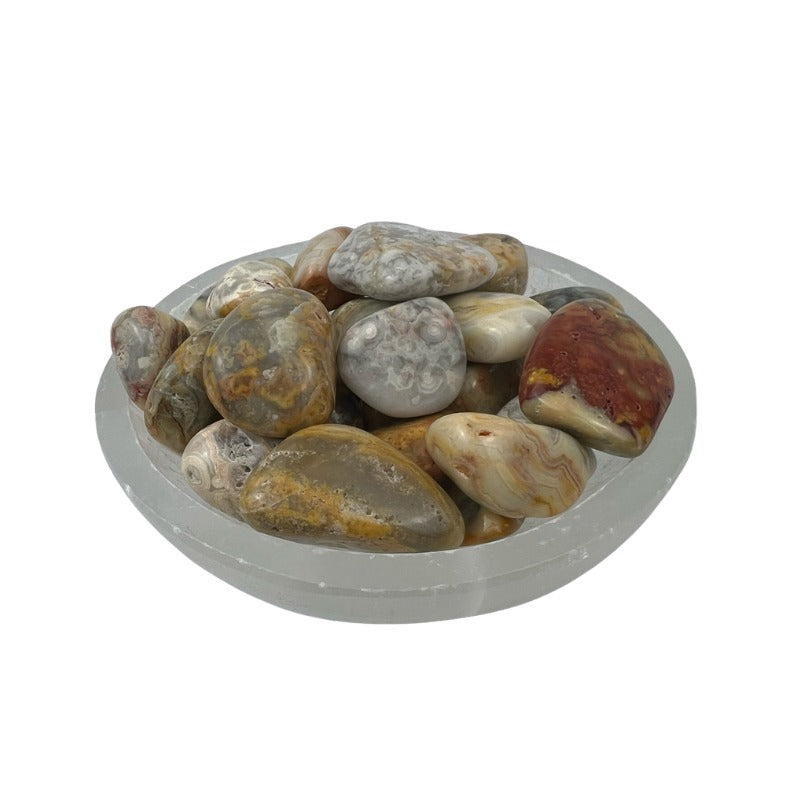 Crazy Lace Agate Tumbled Stone - 20-30 mm