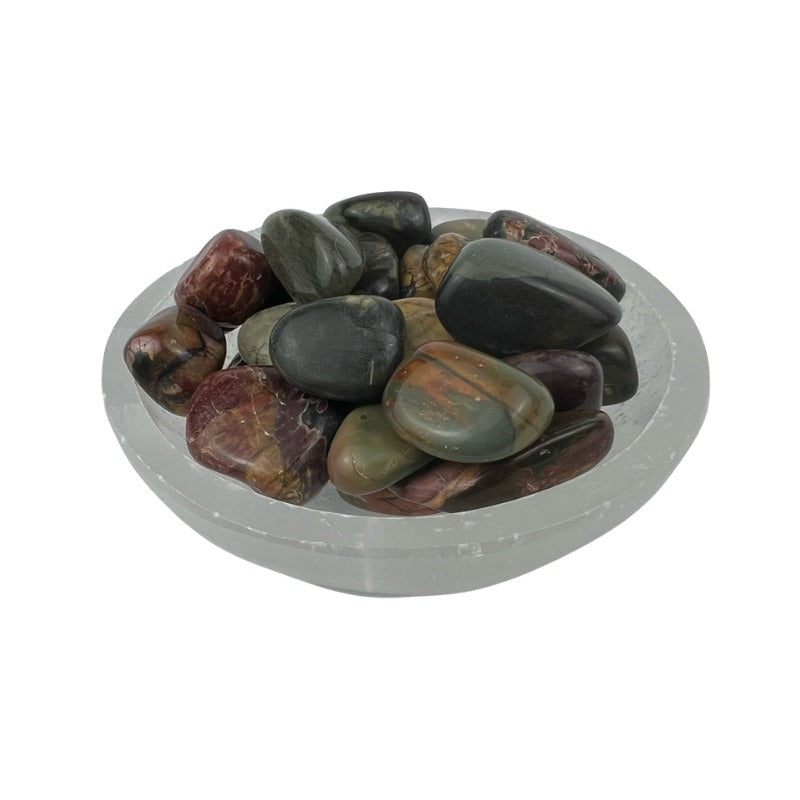 Cherry Creek Jasper Tumbled Stone - 20-30 mm