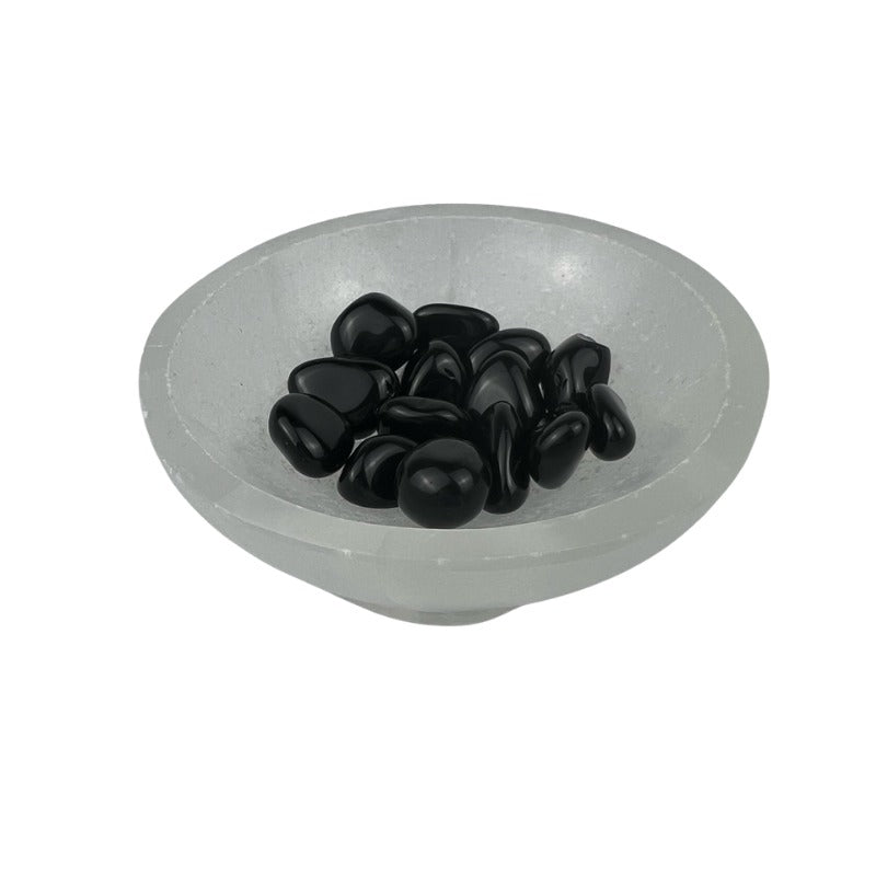 Black Obsidian Tumbled Stone - 10-20 mm