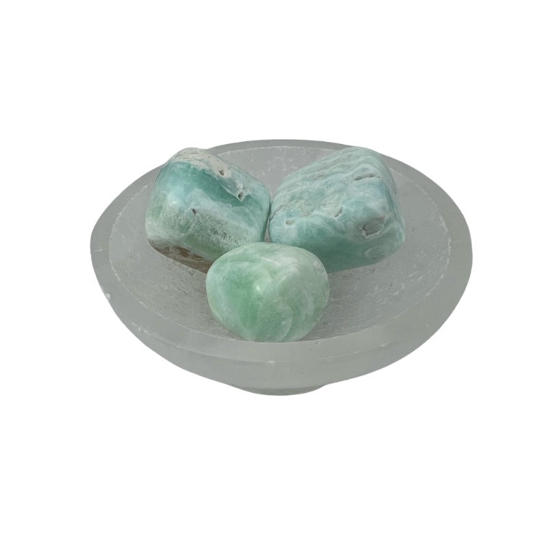 Caribbean Calcite Tumbled Stone - 20-30 mm