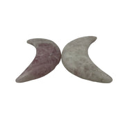 Lavender Quartz Moon - 3.75 inch