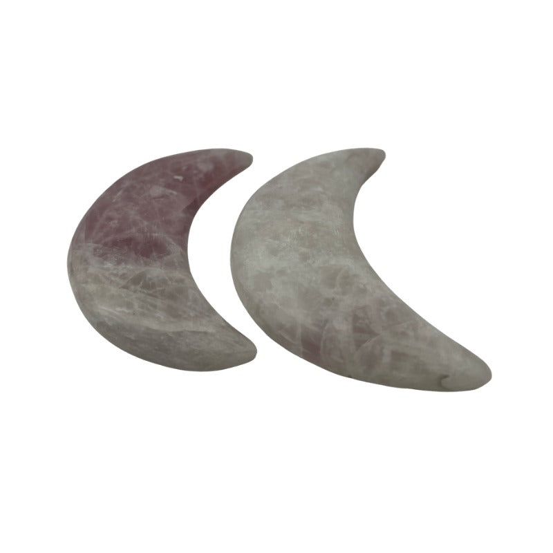 Lavender Quartz Moon - 3.75 inch