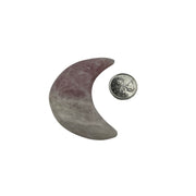 Lavender Quartz Moon - 3.75 inch
