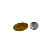 Golden Healer Quartz Palm Stone - 1.5-2.0 inch