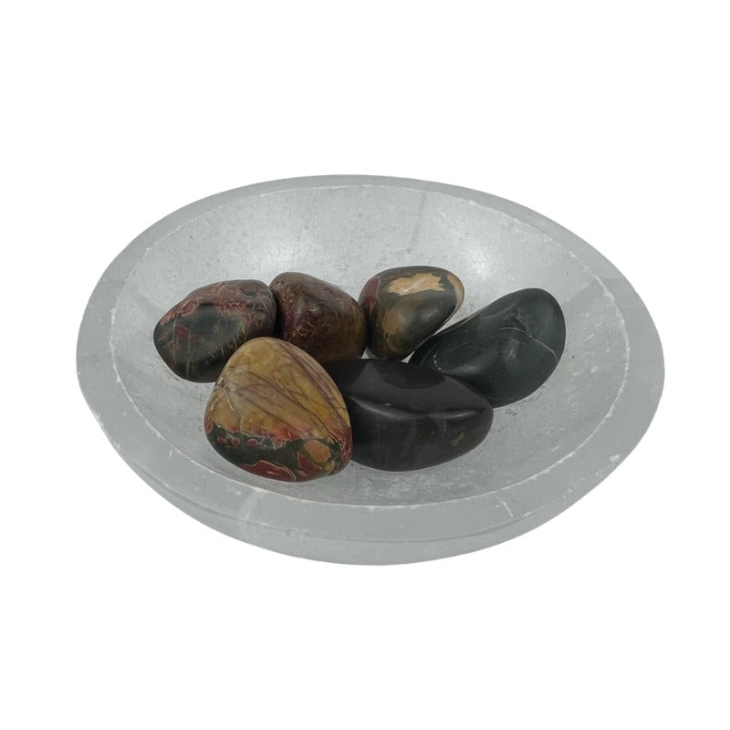 Cherry Creek Jasper Tumbled Stone - 30-45 mm