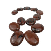 Mahogany Obsidian Palm Stone - 1.75 inch