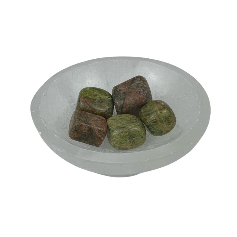 Unakite Tumbled Stone - 15-25 mm