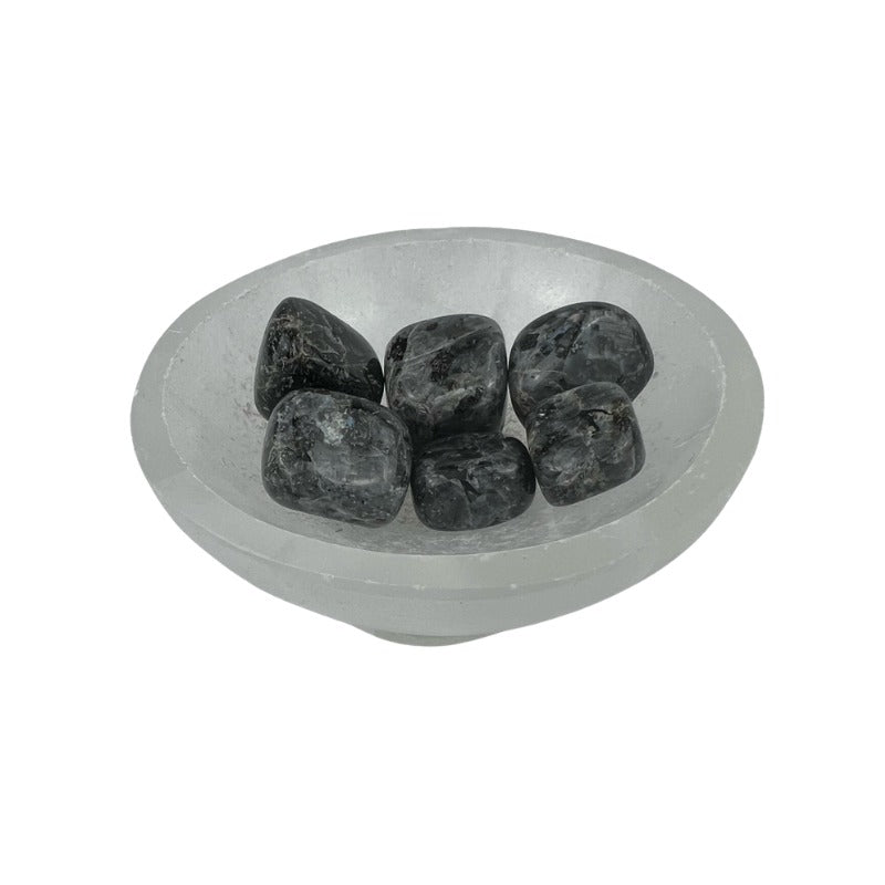 Larvikite Tumbled Stone - 10-25 mm