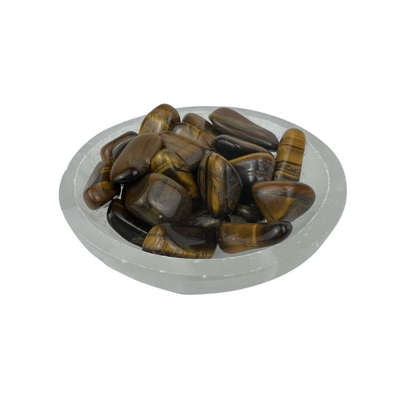 Tiger Eye Tumbled Stone - 20-30 mm