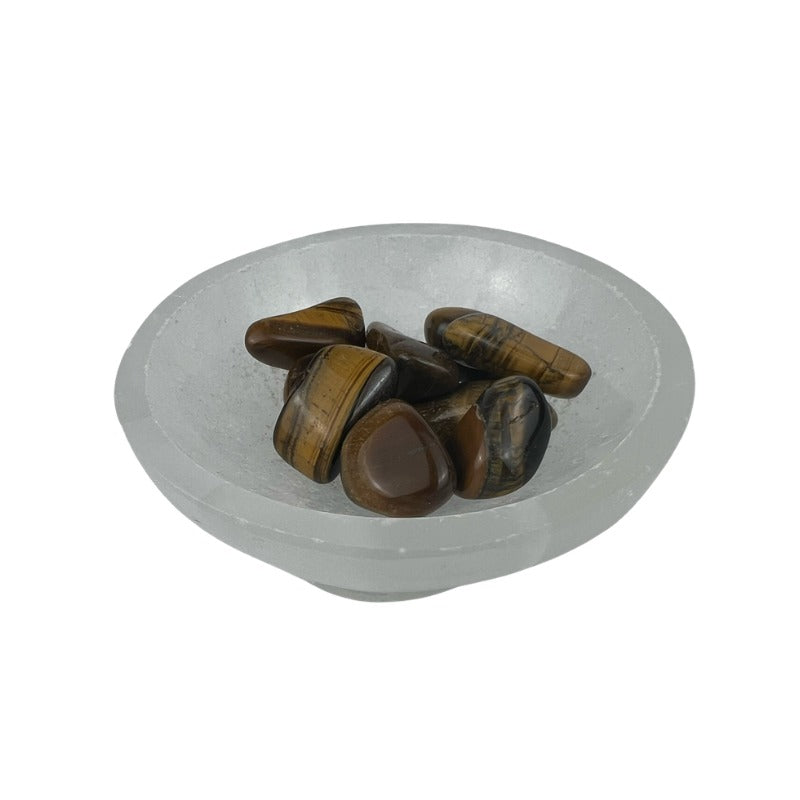 Tiger Eye Tumbled Stone - 20-30 mm