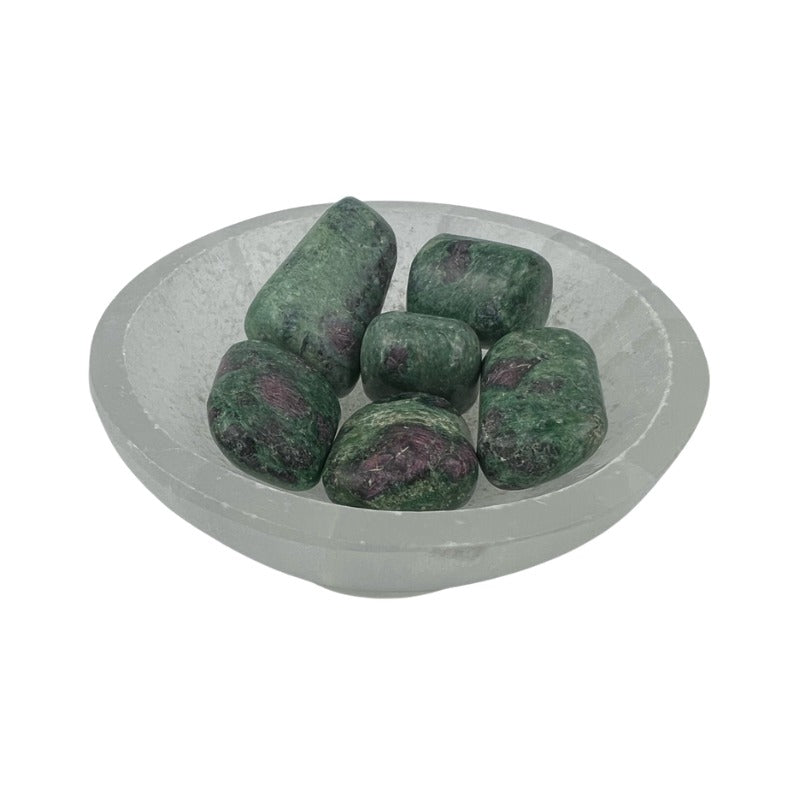 Ruby Zoisite Tumbled Stone - 15-40 mm