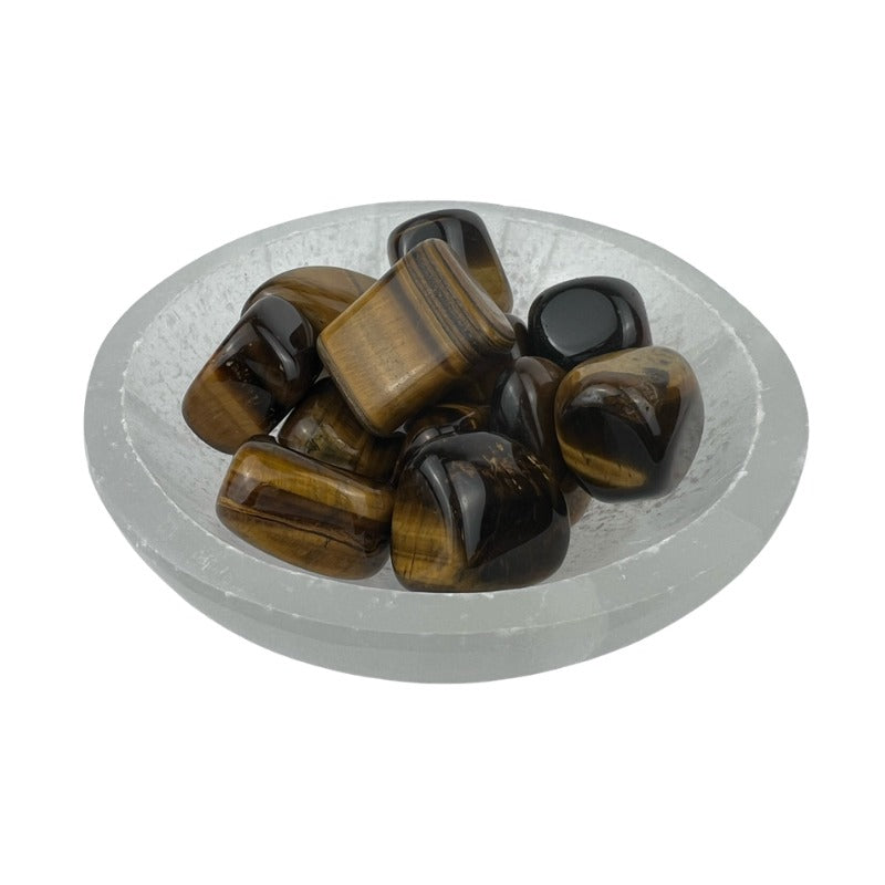 Tiger Eye Tumbled Stone - 20-30 mm