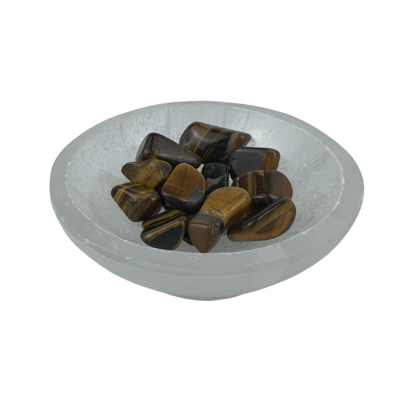 Tiger Eye Tumbled Stone - 10-20 mm