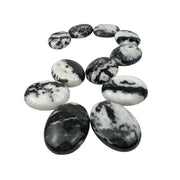 Tiger Calcite Palm Stone - 1.75 inch