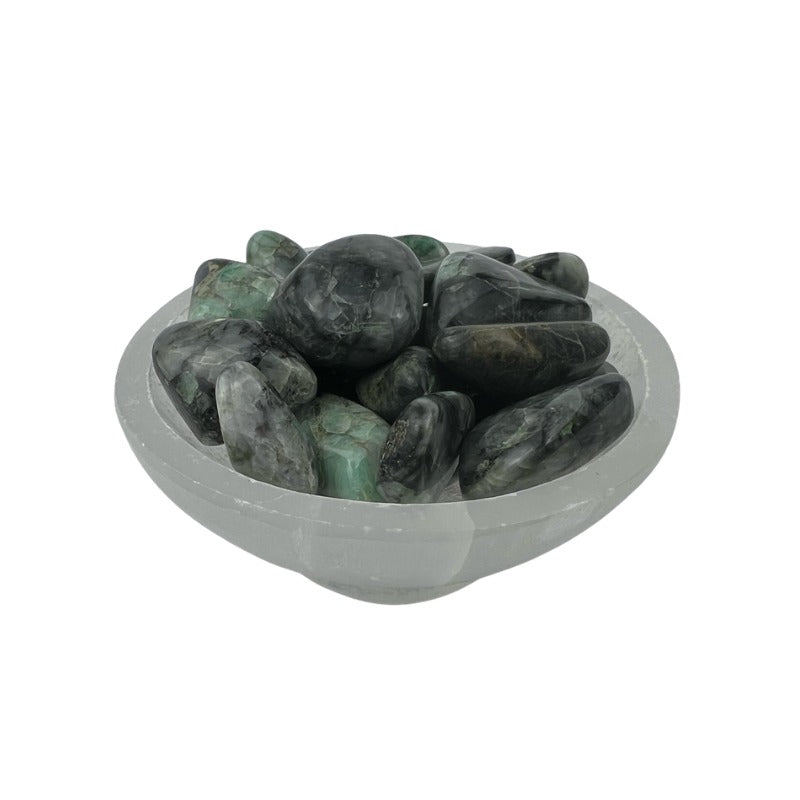 Emerald Tumbled Stone - 30-40 mm